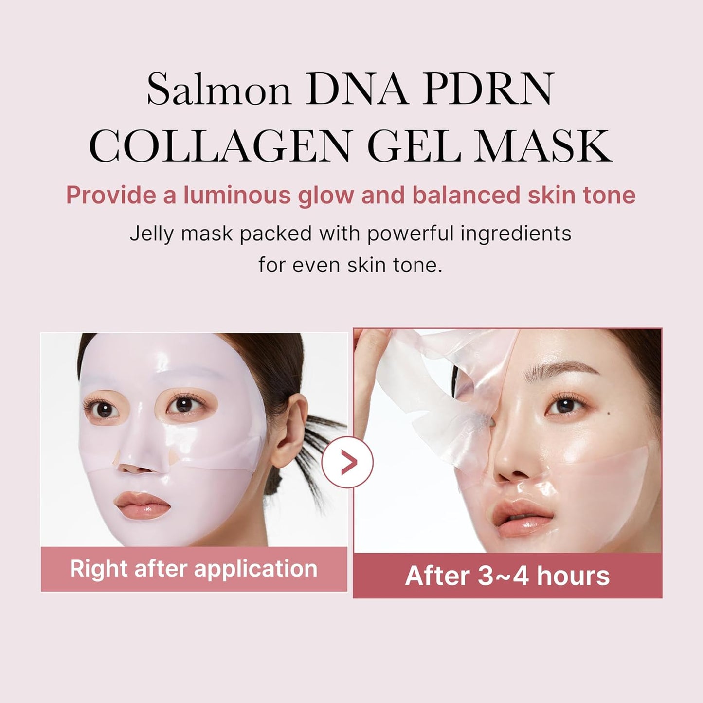medicube Salmon DNA PDRN pink collagen jelly gel mask